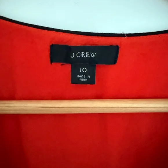 J. Crew Block Print Button Front Tiered MIDI Dress Size 10 - Picture 6 of 9